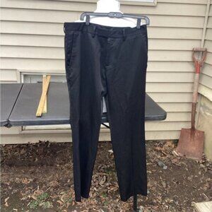 cowgirl argyle boho cozy grandpa dad ~32/34 black dress pants